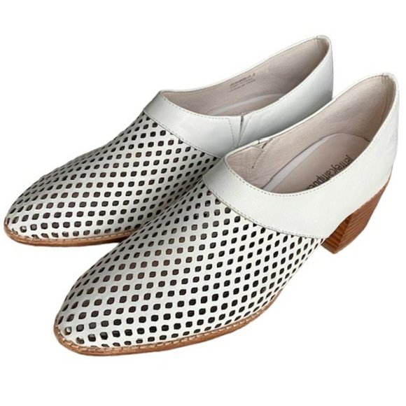 Jeffrey Campbell Branwen Perforated Booties - White - 8.5 - Picture 2 of 10